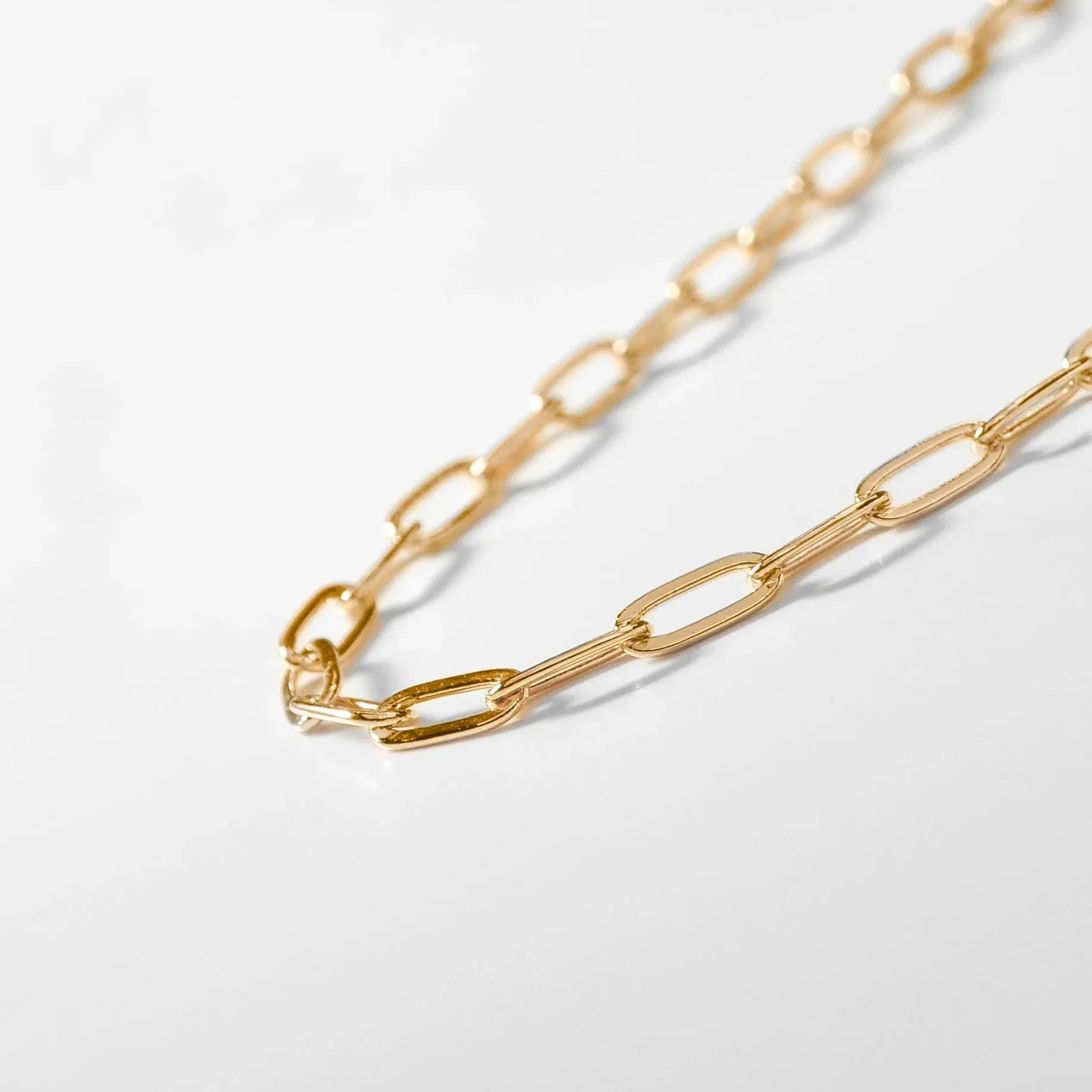 Finn Necklace 18" 14K Gold Plated