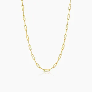 Finn Necklace 18" 14K Gold Plated