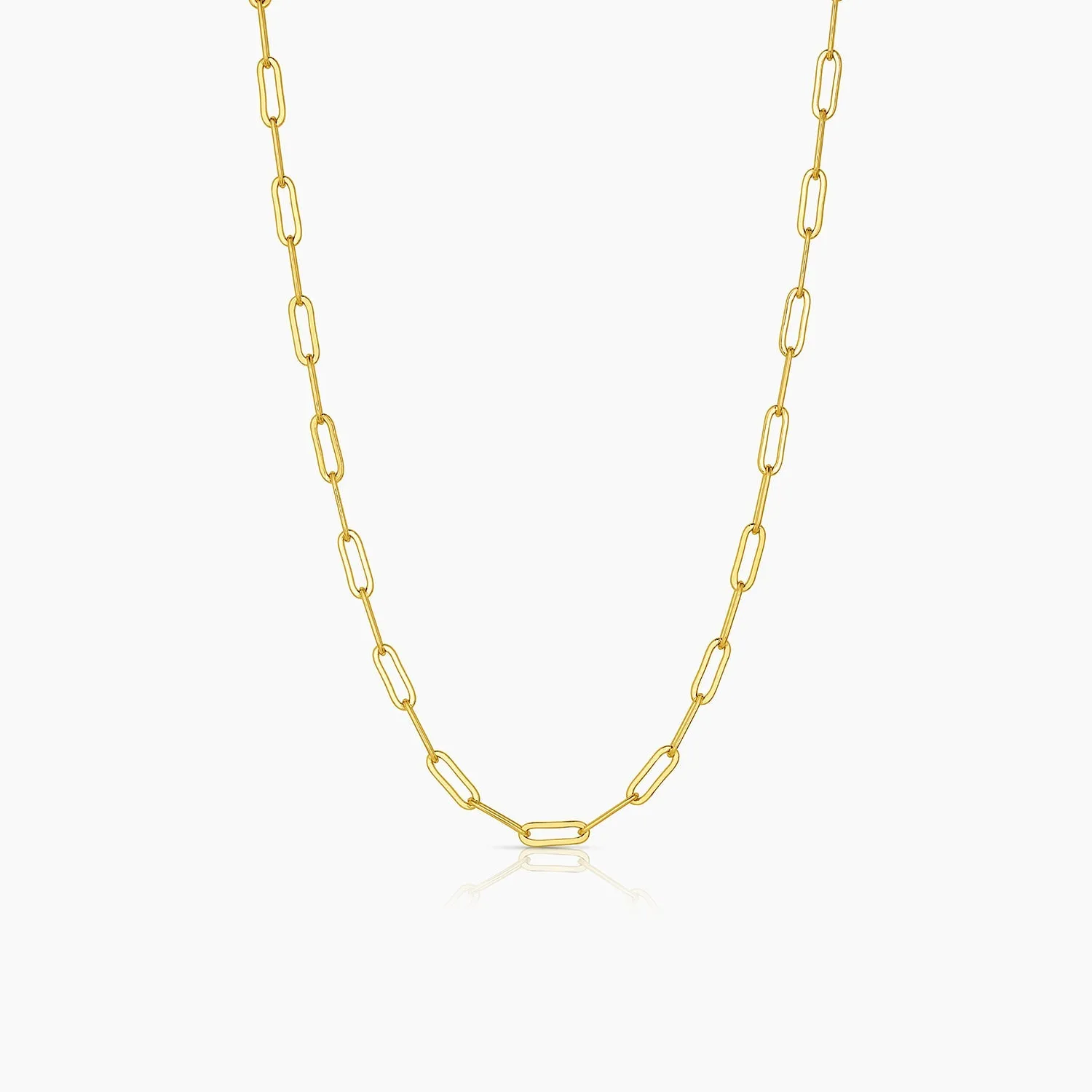 Finn Necklace 18" 14K Gold Plated