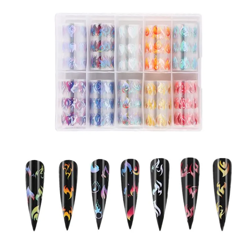 Flamin #56 - Nail Art Transfer Foils