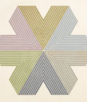 FRANK STELLA “STAR OF PERSIA I”, LITHOGRAPH, 1967