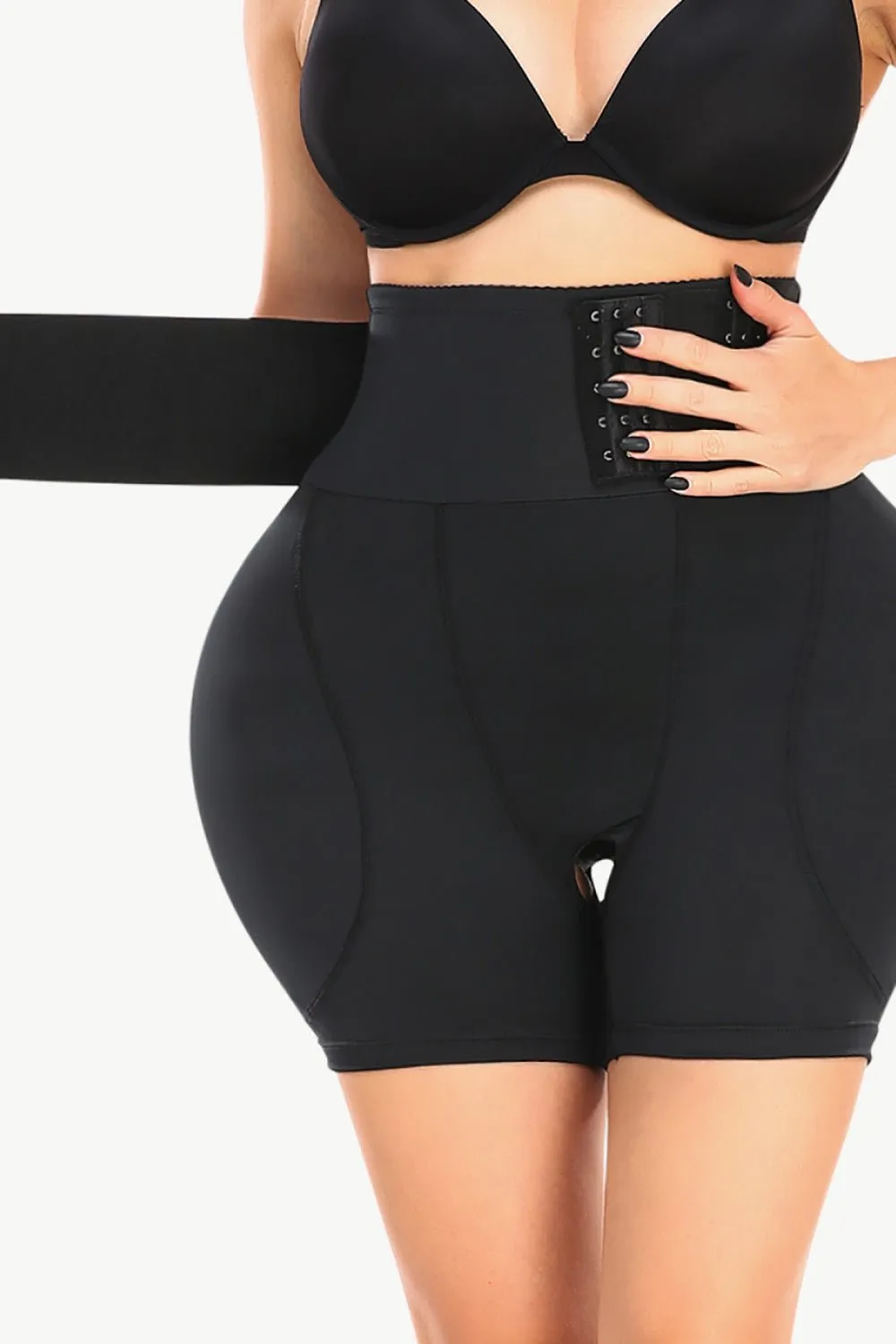 Full Size Removable Pad Shaping Shorts