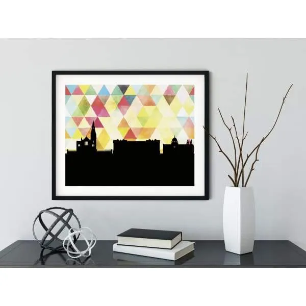 Galway, Ireland geometric skyline