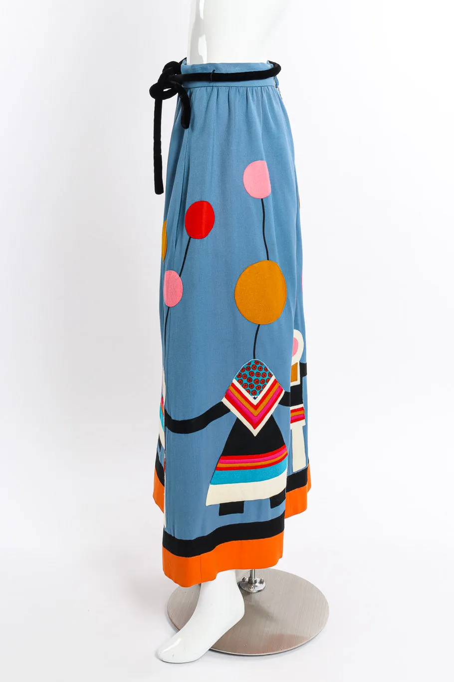 Geometric Top and Skirt Set