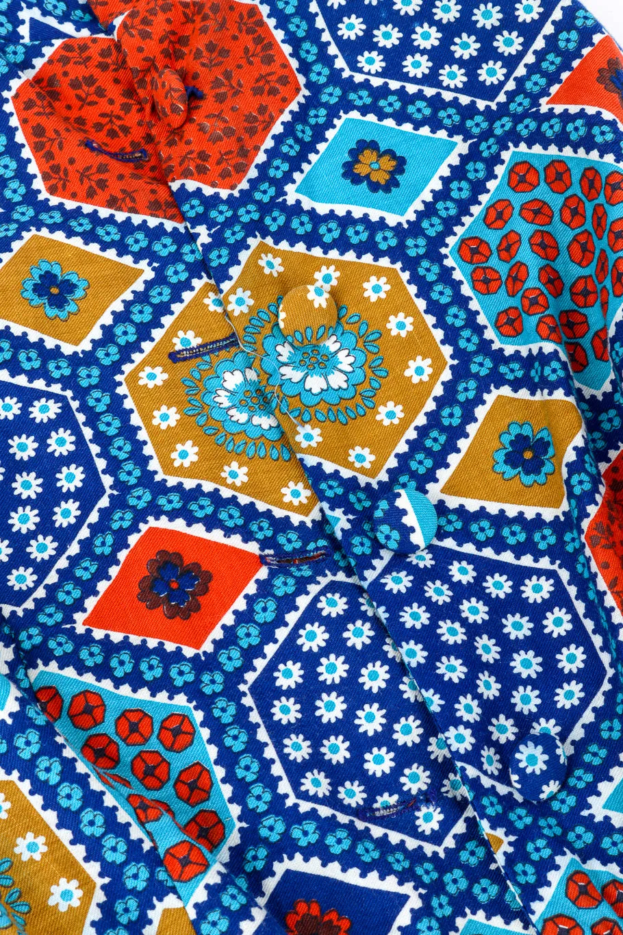 Geometric Top and Skirt Set
