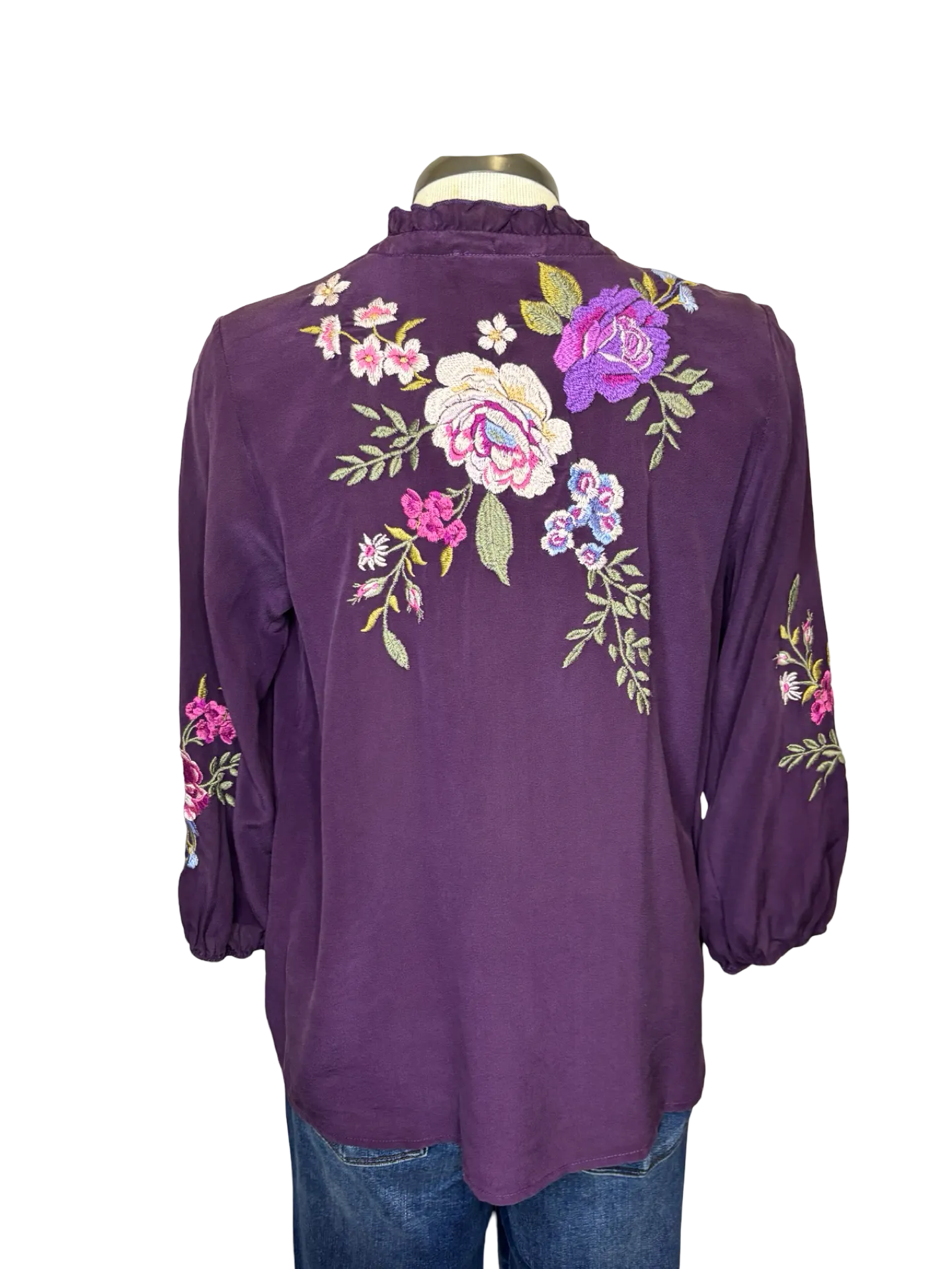 Georgiana Field Blouse Plum