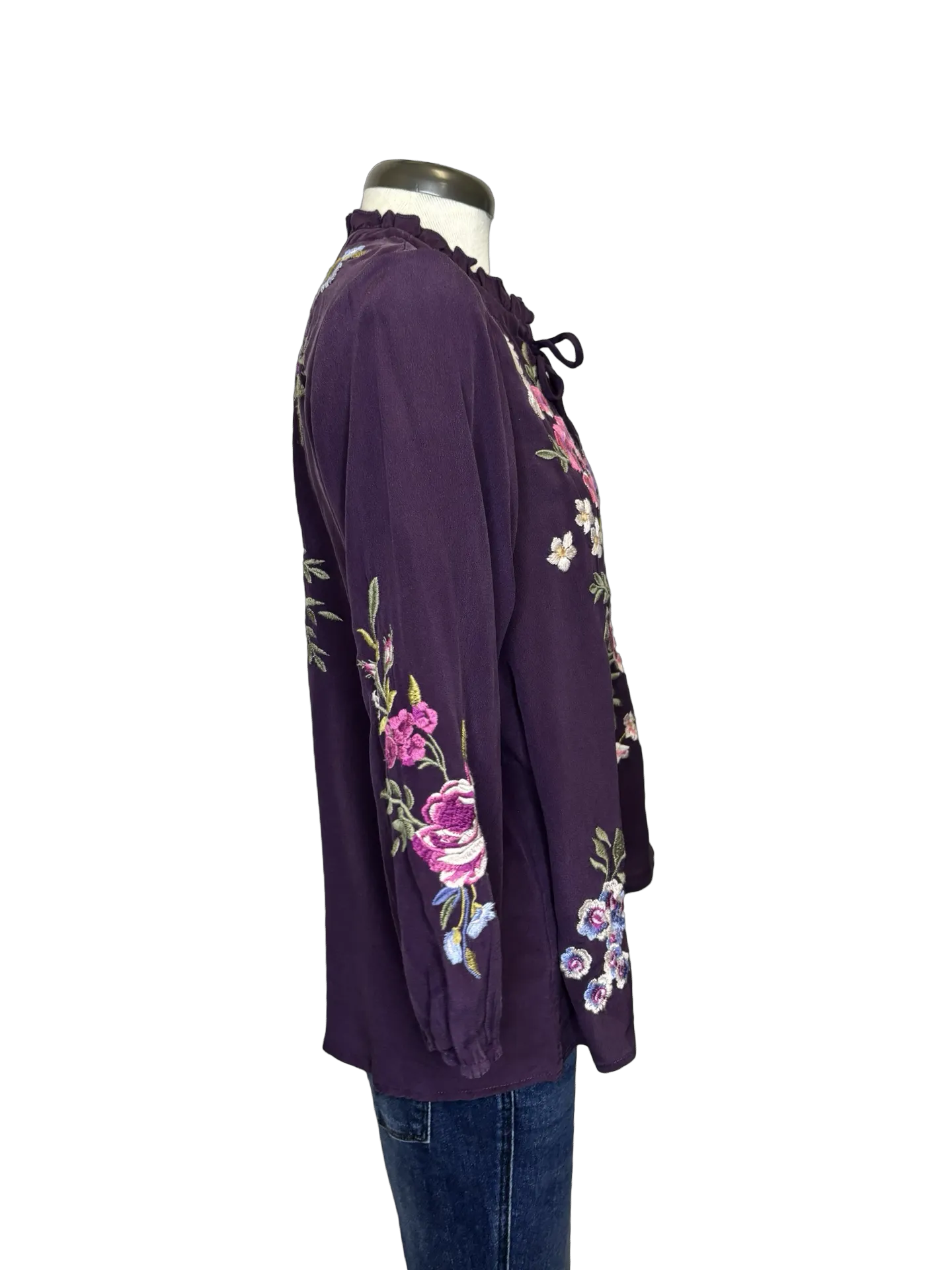 Georgiana Field Blouse Plum