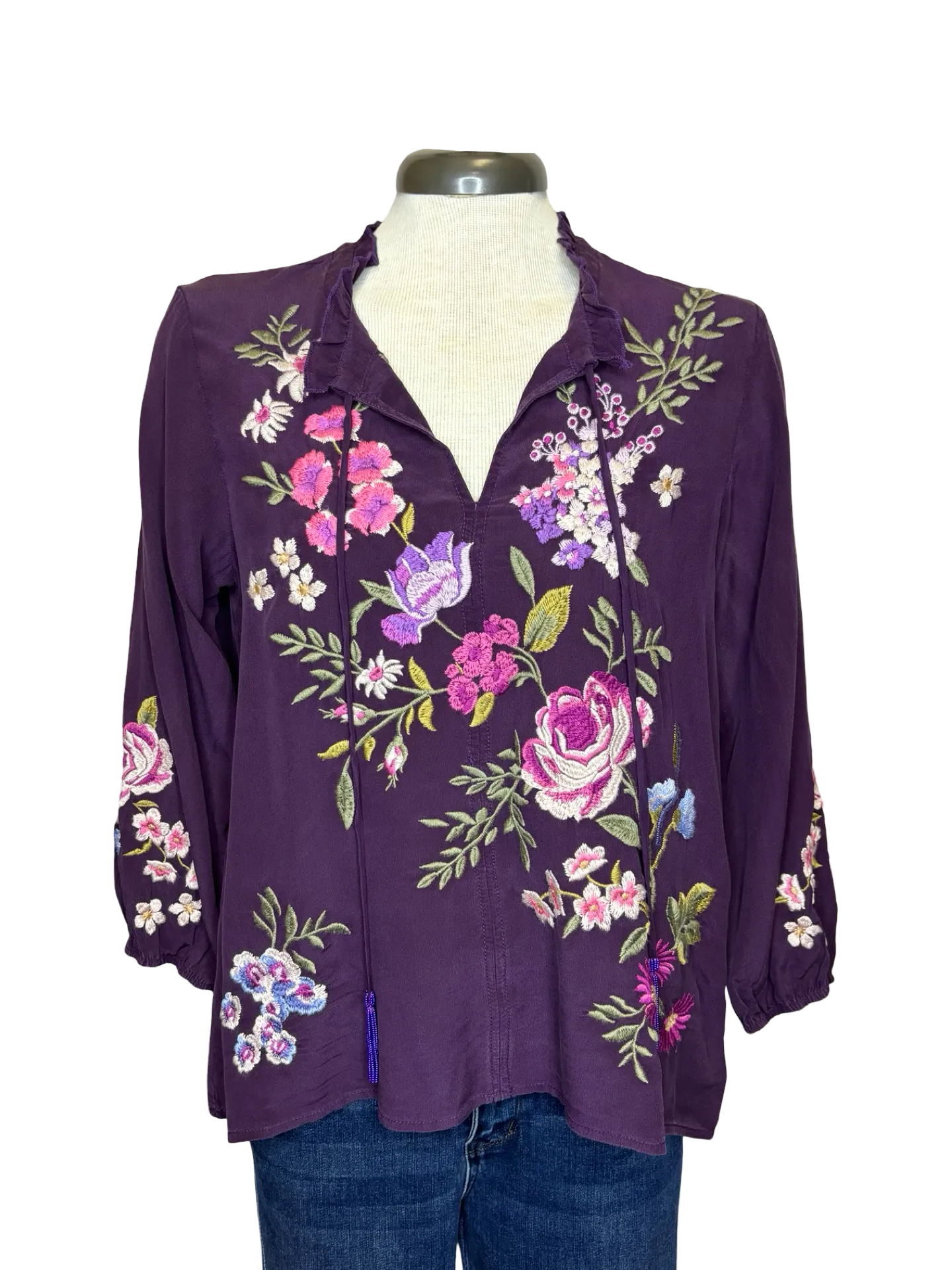 Georgiana Field Blouse Plum