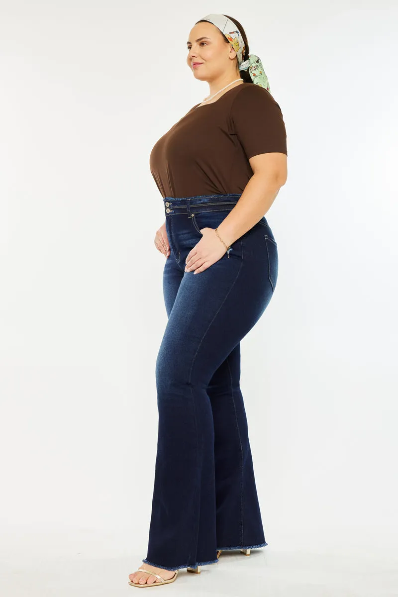 Gill High Rise Flare Jeans (Plus Size)