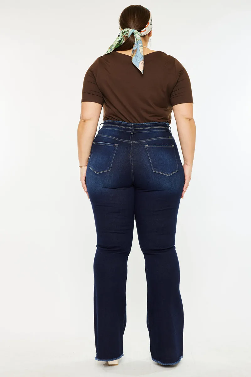 Gill High Rise Flare Jeans (Plus Size)