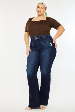 Gill High Rise Flare Jeans (Plus Size)