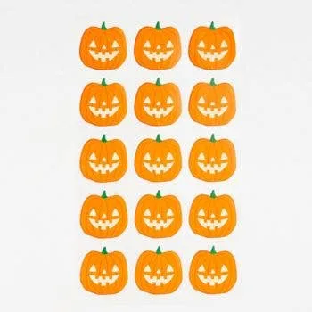 Glow in the Dark Pumpkin Stickers
