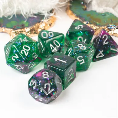 Glow Stick RPG Dice Set