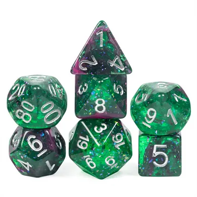 Glow Stick RPG Dice Set