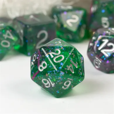 Glow Stick RPG Dice Set
