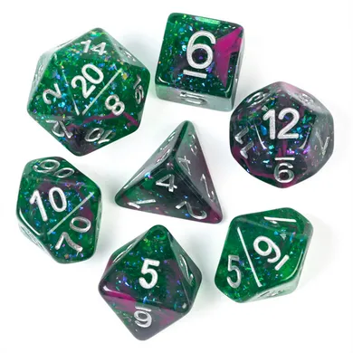 Glow Stick RPG Dice Set