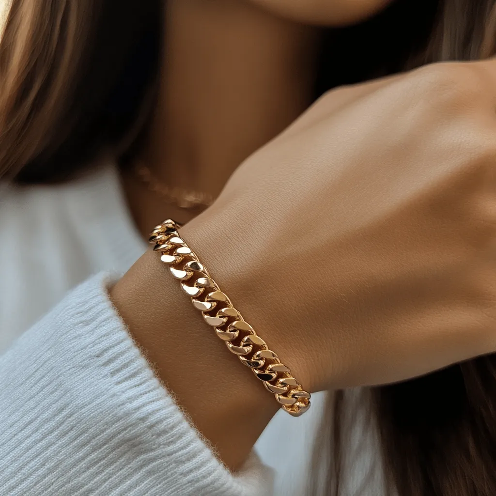 Golden Legacy Miami Cuban Link Bracelet- Solid 14k