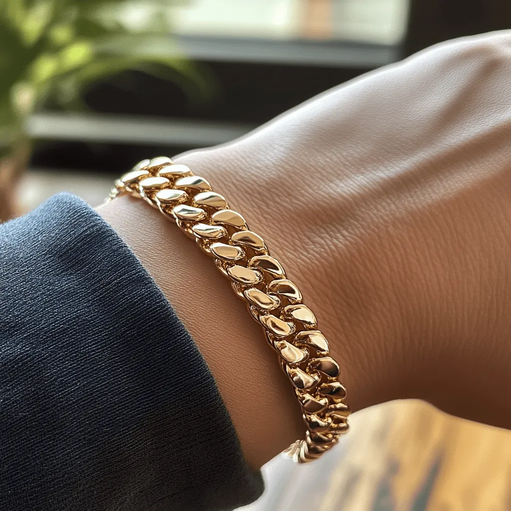 Golden Legacy Miami Cuban Link Bracelet- Solid 14k