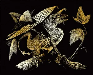 GOLF28 - GOLD ENGRAVING BABY DRAGON