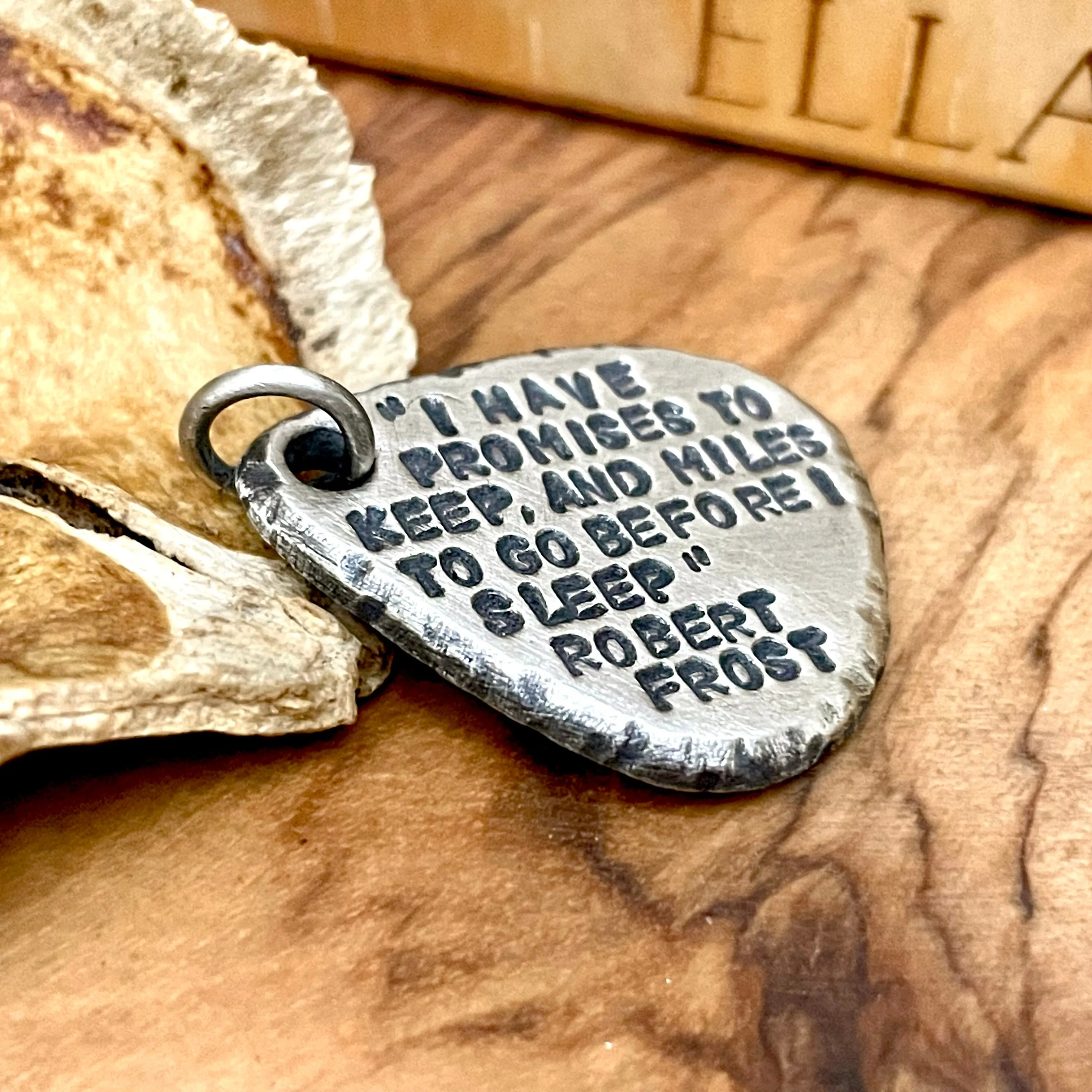 Guitar Pick Pendant | Personalized Sterling Silver