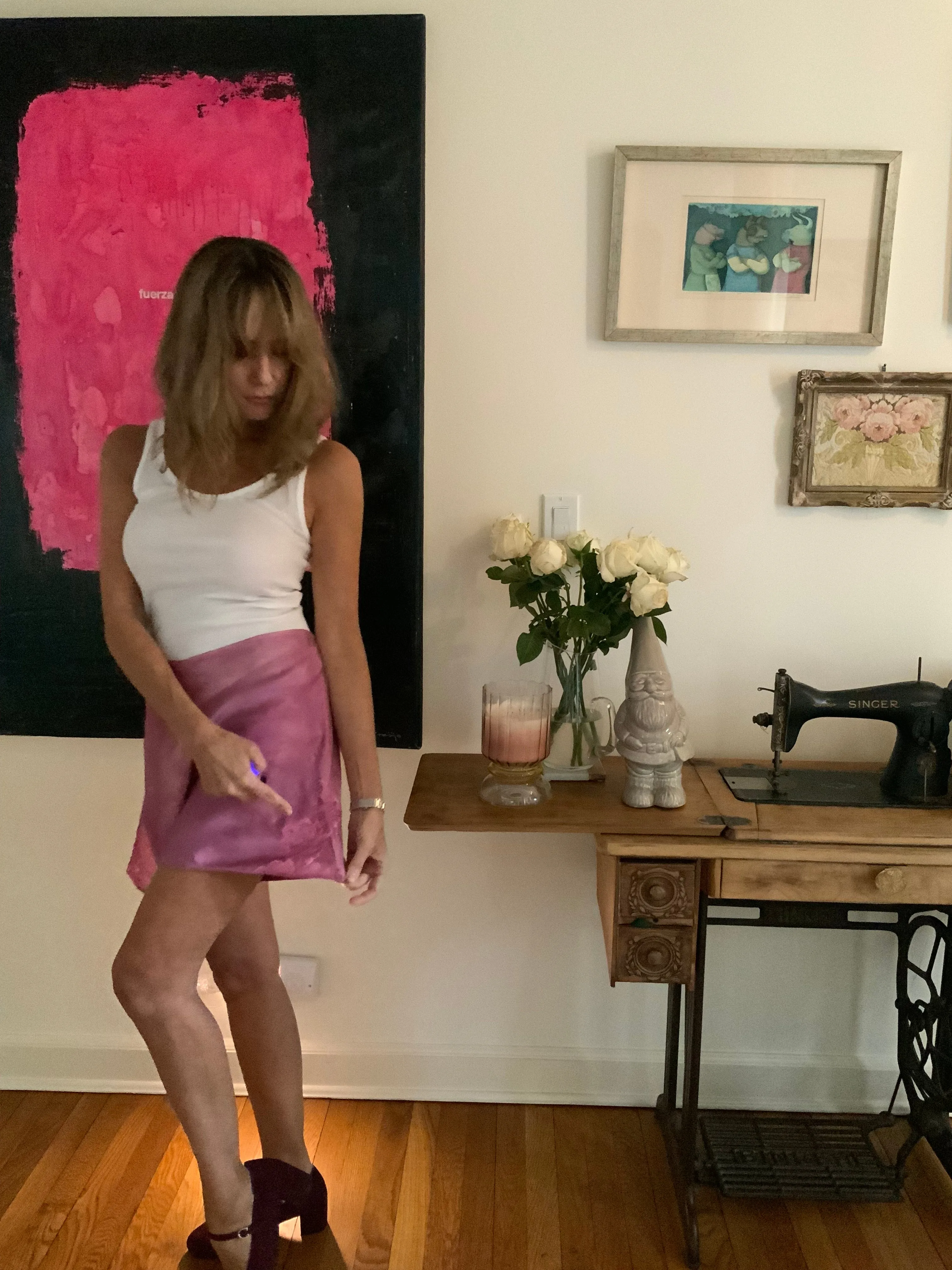 Hand dyed Silk Tap Pants - 30s -30F