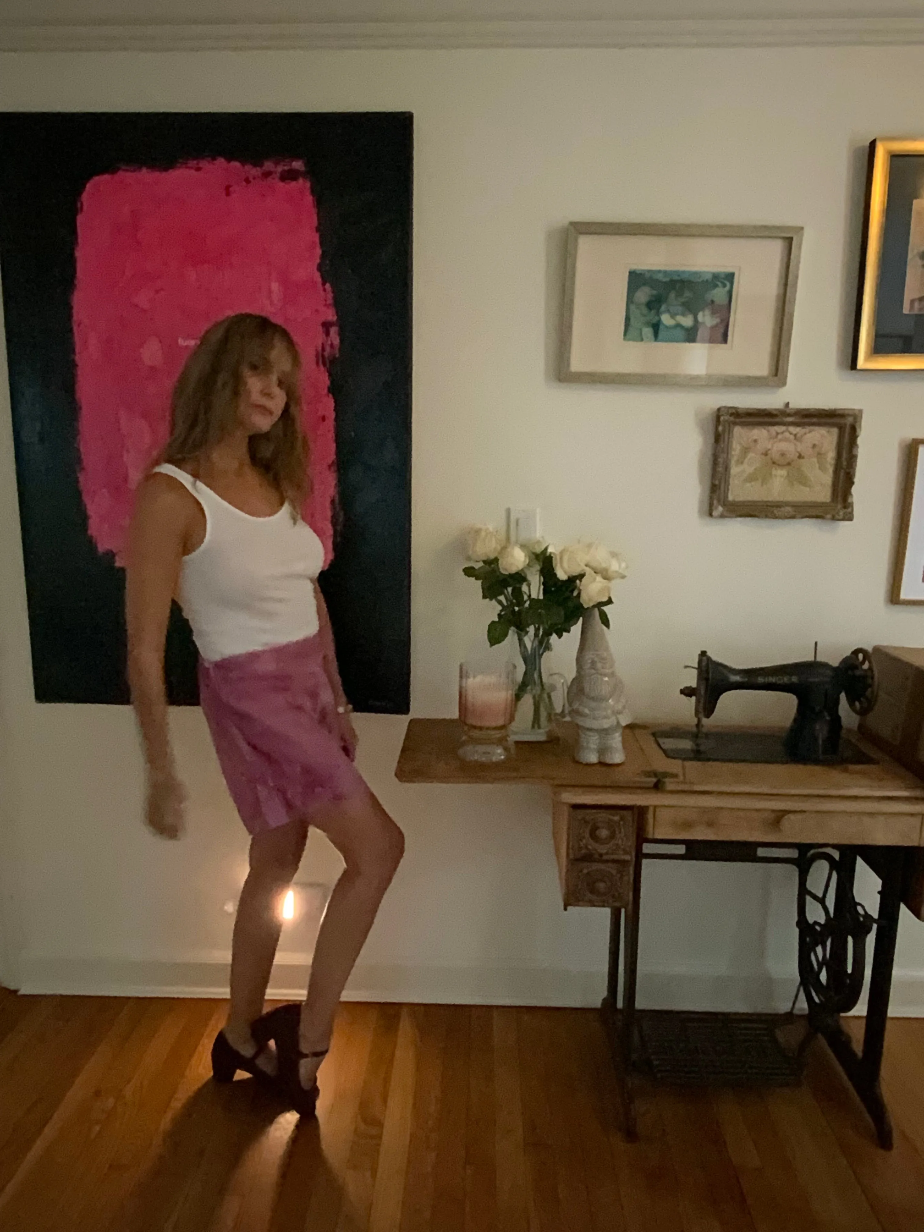 Hand dyed Silk Tap Pants - 30s -30F