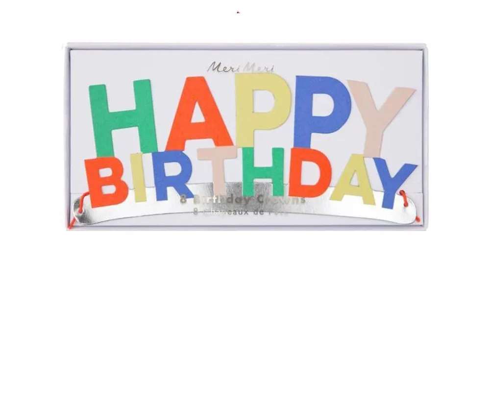 Happy Birthday Party Crown