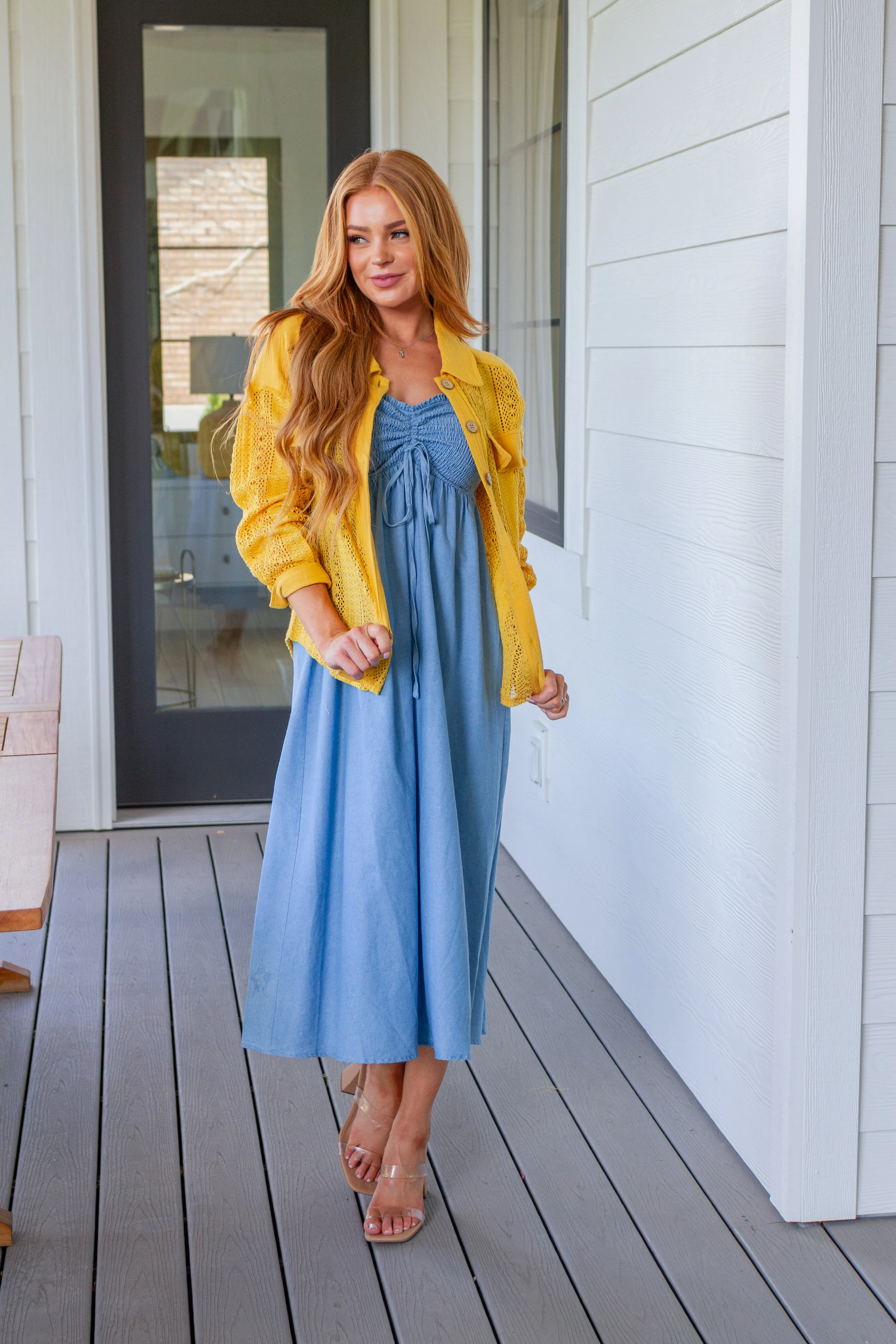Hazel Blues® |  Carolina in My Mind Maxi Dress