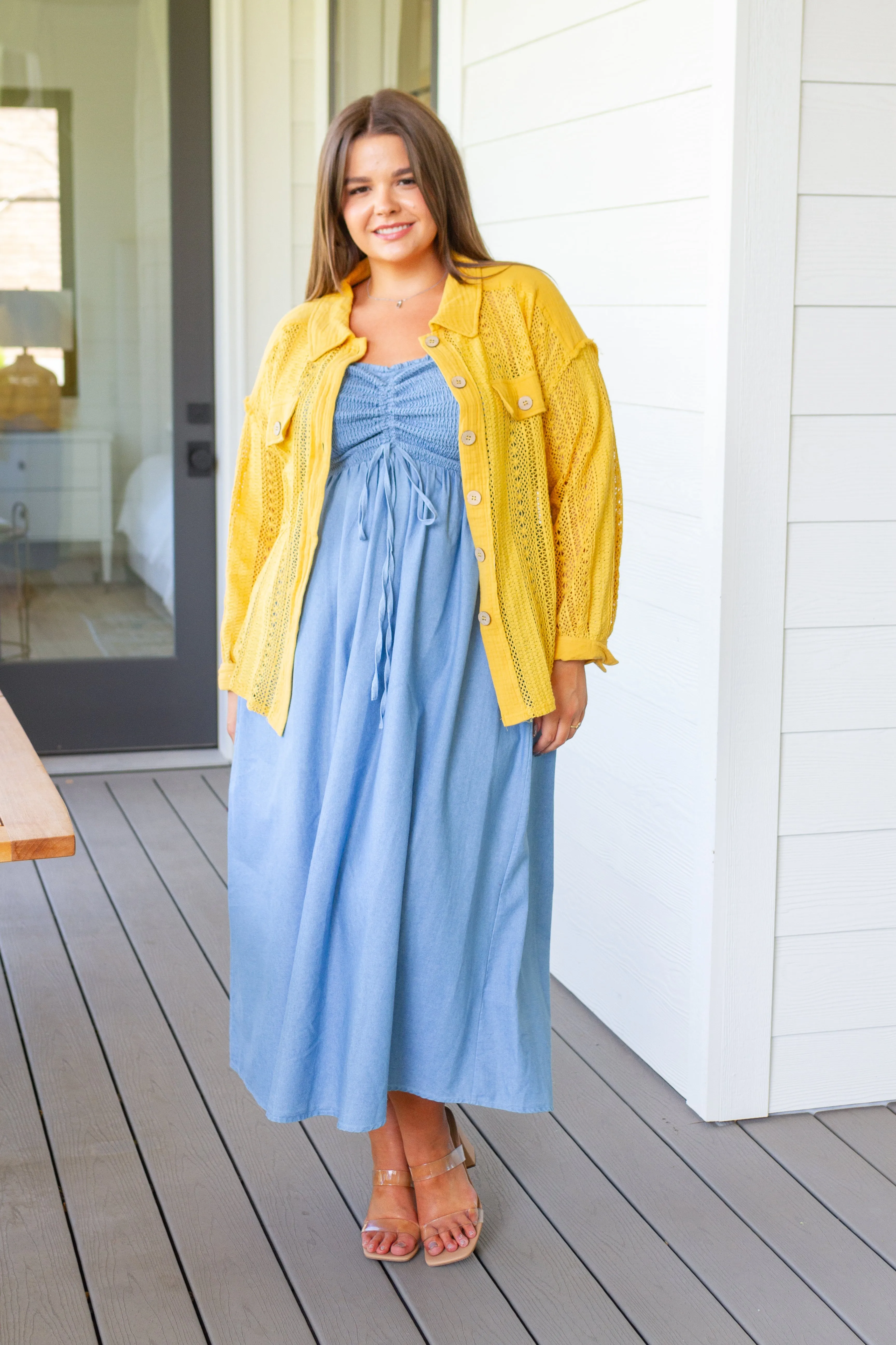 Hazel Blues® |  Carolina in My Mind Maxi Dress
