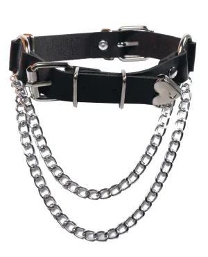 Heart Adjuster Collar - Black