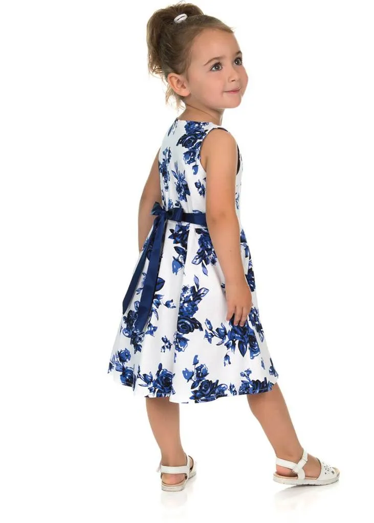 Hearts &amp; Roses Kids Rosanne 50's Swing Dress White