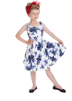 Hearts &amp; Roses Kids Rosanne 50's Swing Dress White