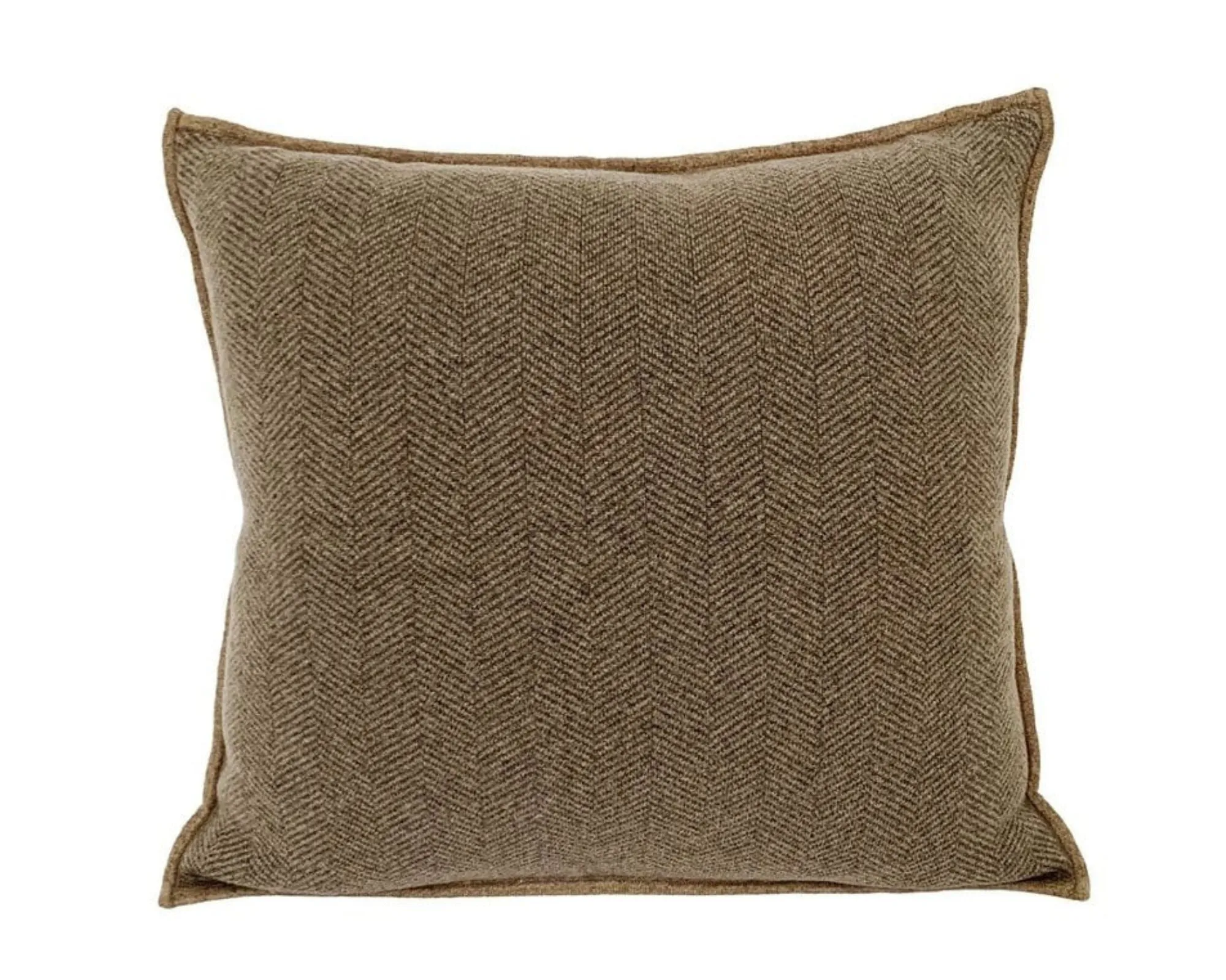 Henry Cashmere Pillow - Taupe Anthracite