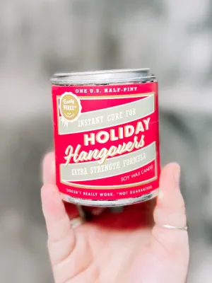 Holiday Hangover Christmas Candle