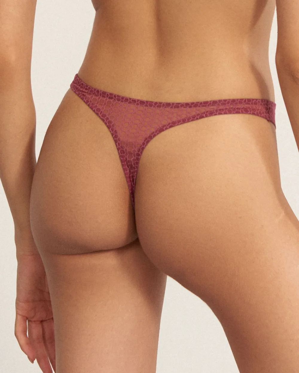 Honeycomb Thong