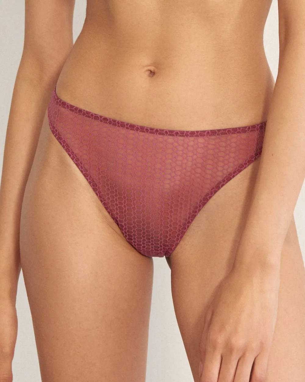 Honeycomb Thong