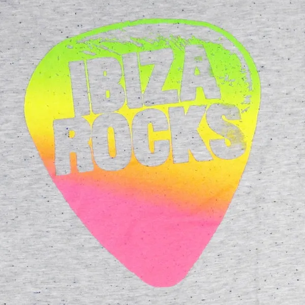 Ibiza Rocks Rainbow Slub Men's T-Shirt