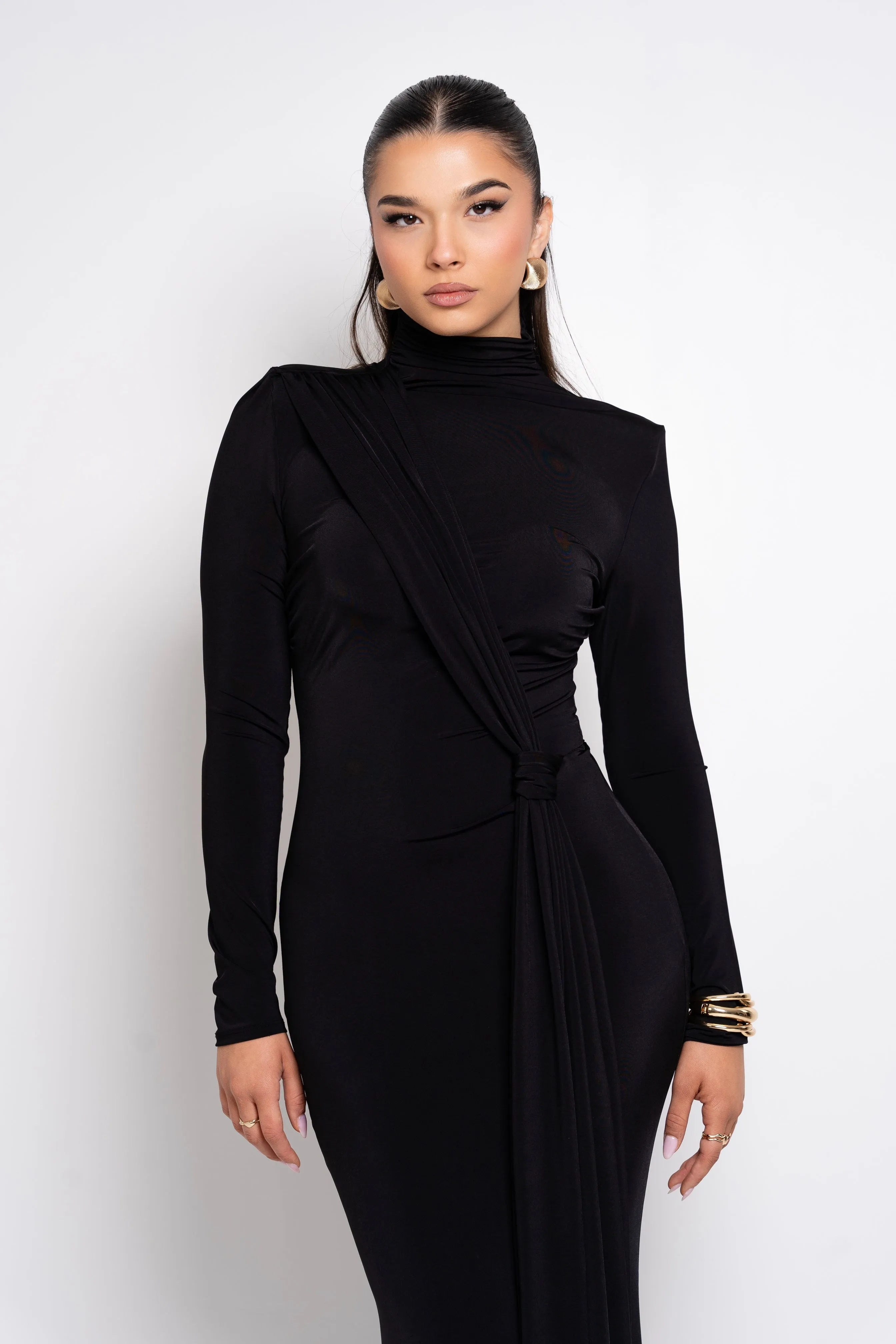 Ilayda Black Dress