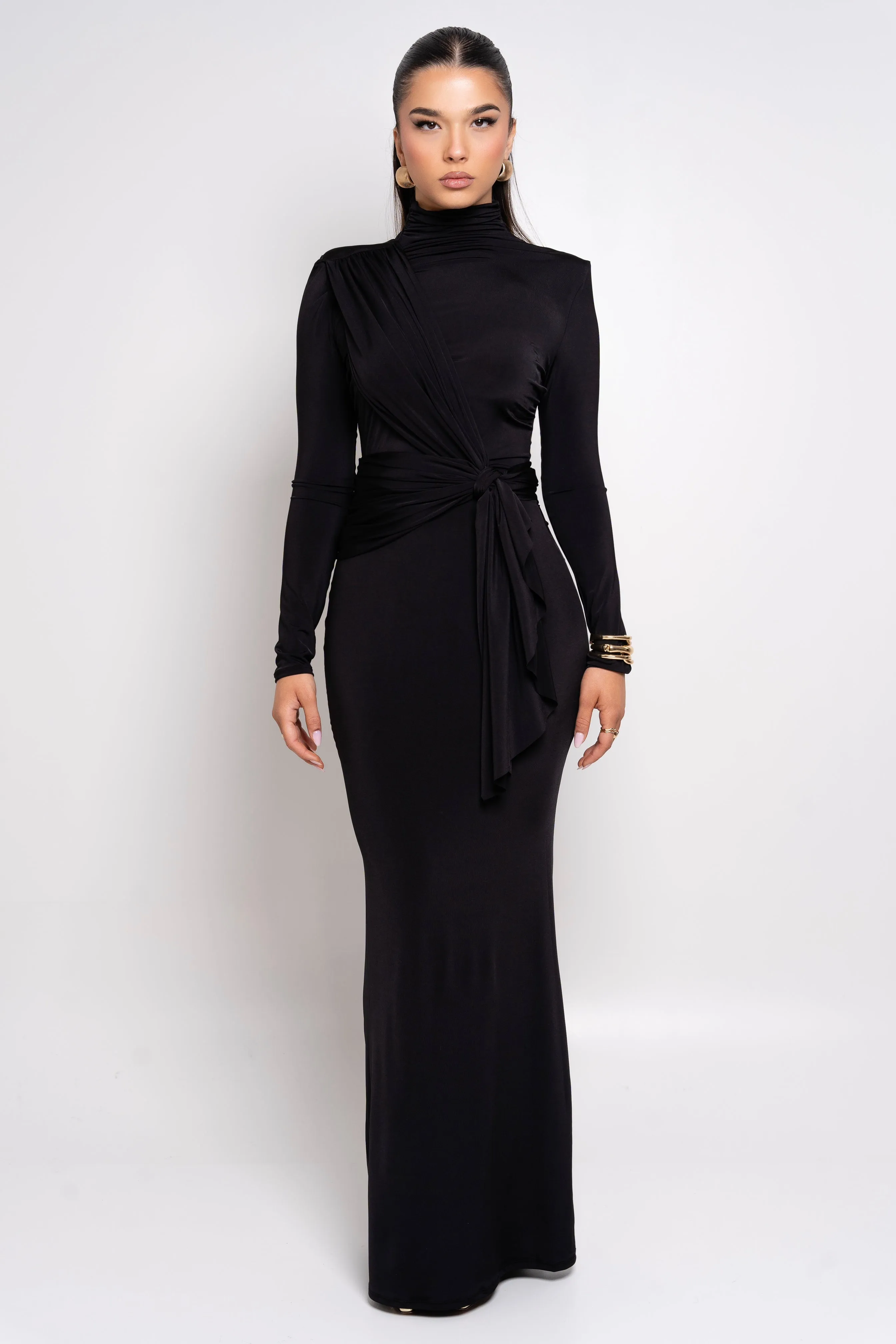 Ilayda Black Dress