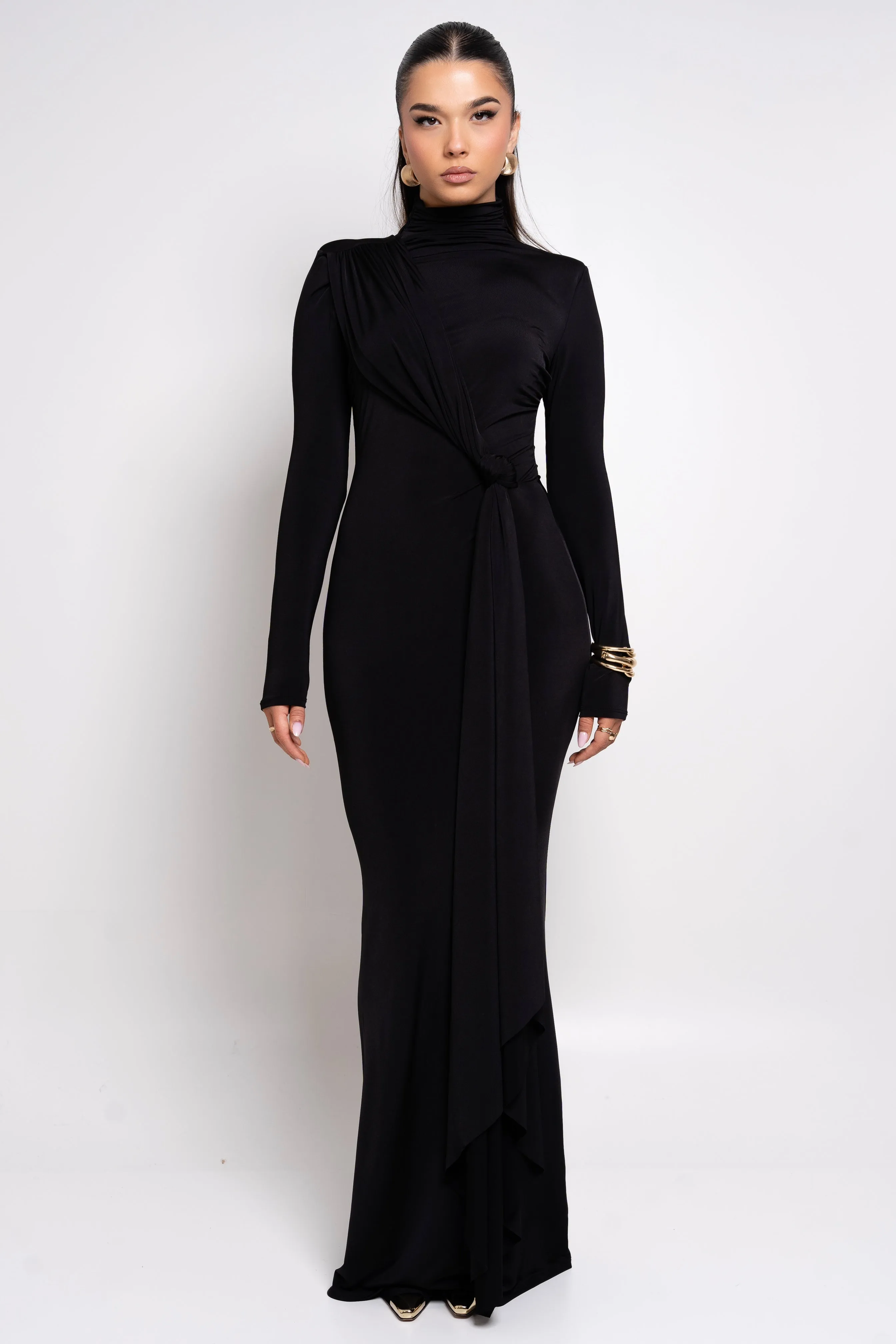 Ilayda Black Dress