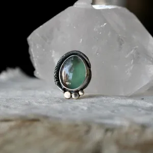 Interchangeable Floral Pendant with Aquaprase Sterling silver