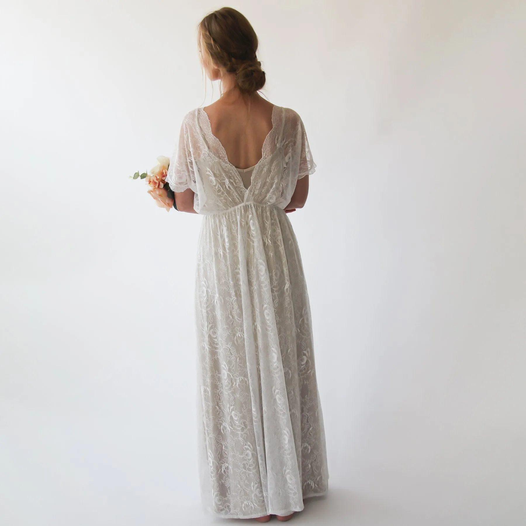 Ivory Champagne Dress #1044