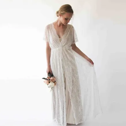 Ivory Champagne Dress #1044