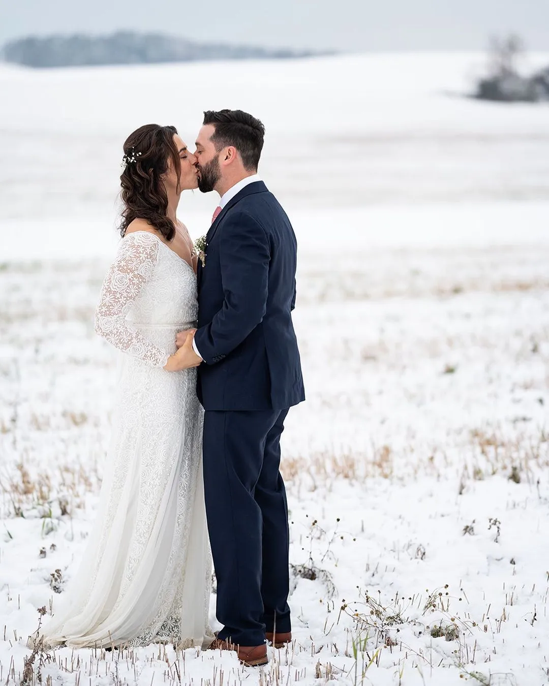 Ivory Off Shoulder wrap Long Sleeves ,Mermaid wedding dress #1280