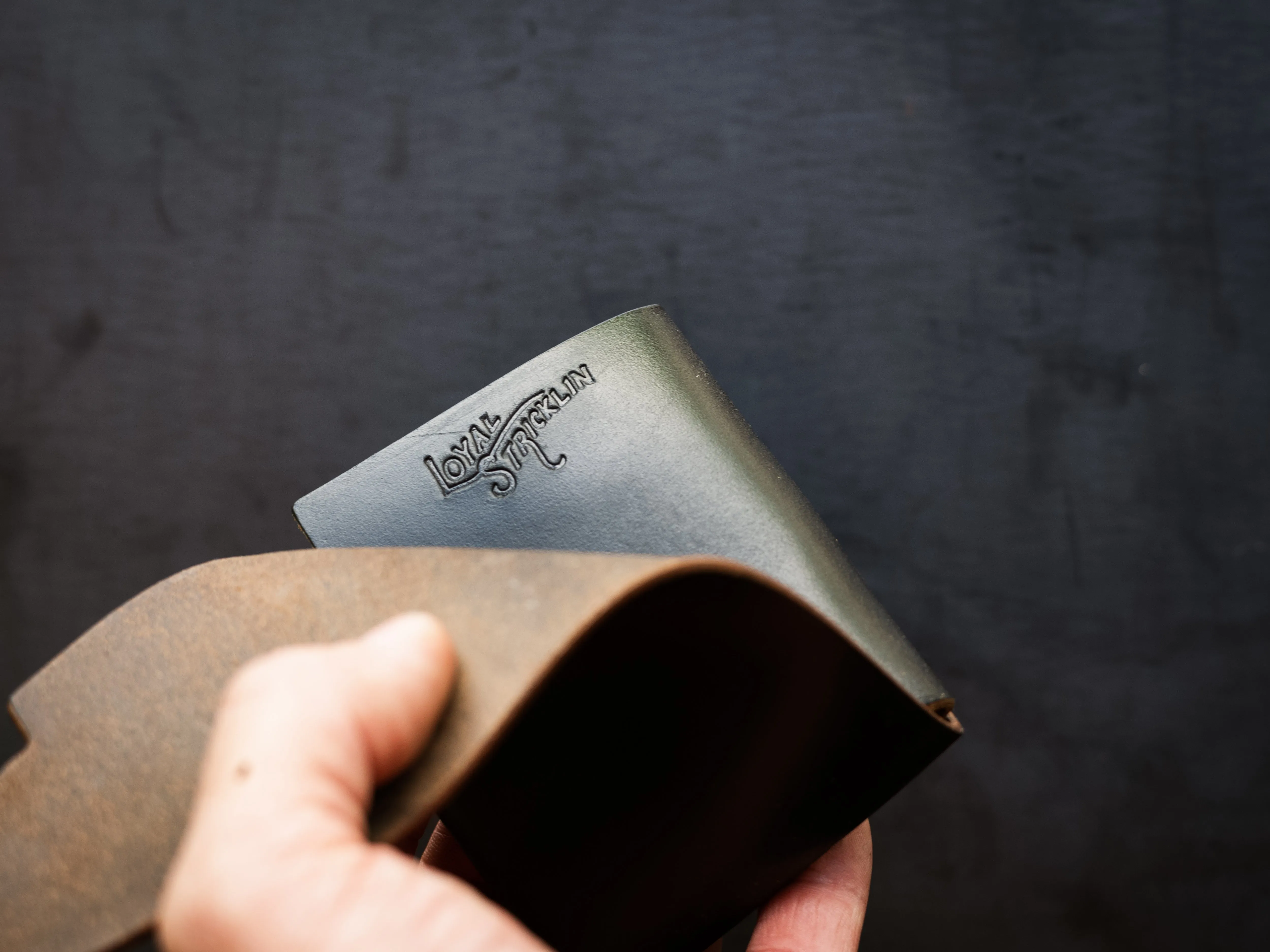 Johnny Wallet - Heavy Duty Black Chromexcel