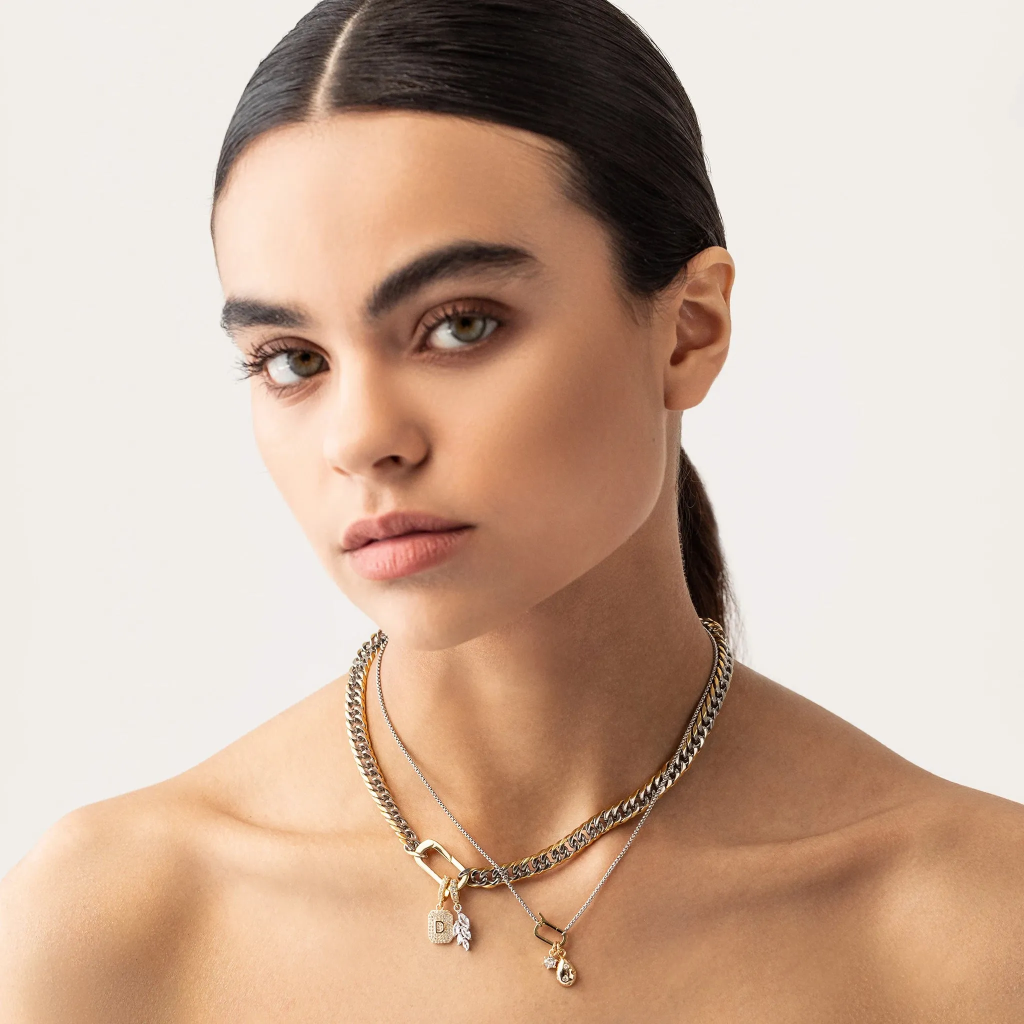 JUST CLICK LETTER PARTY NECKLACE SET