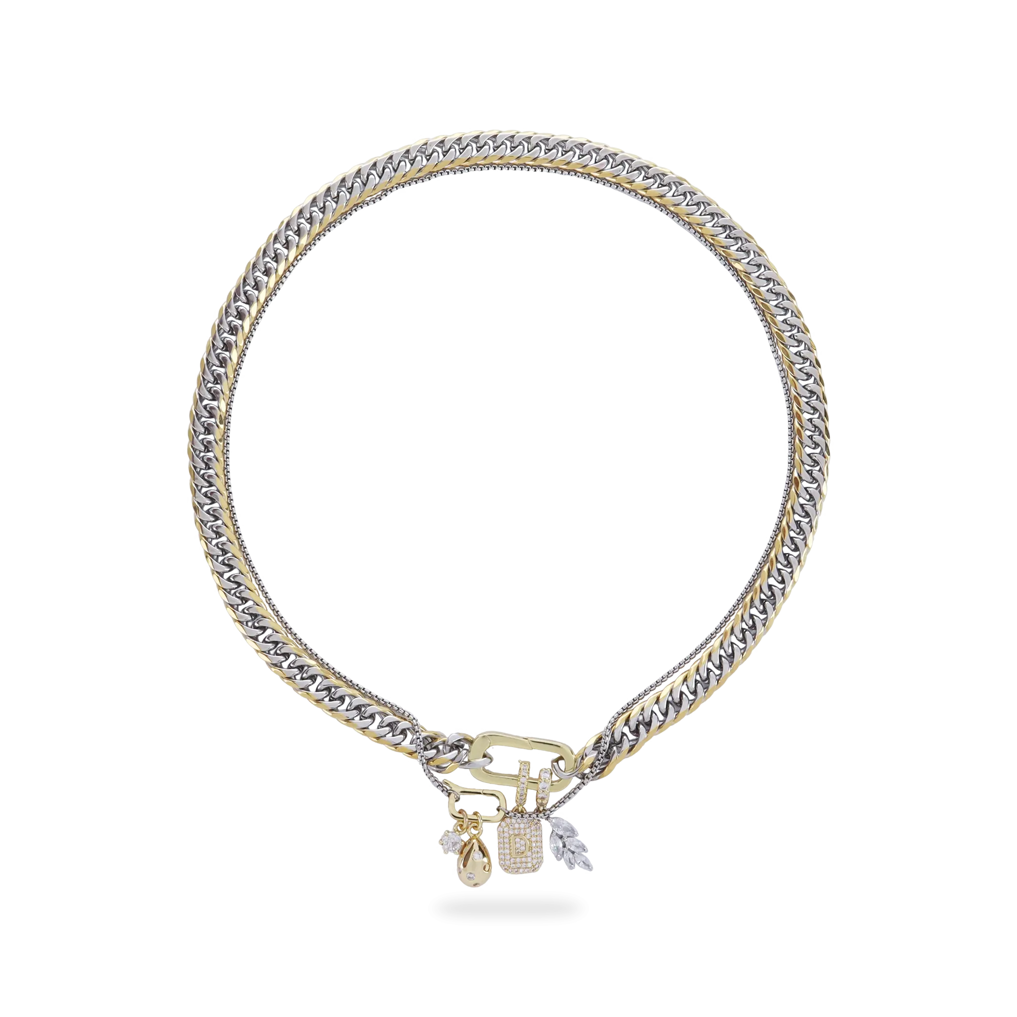 JUST CLICK LETTER PARTY NECKLACE SET