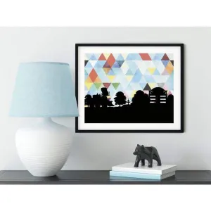 Kennesaw, Georgia geometric skyline