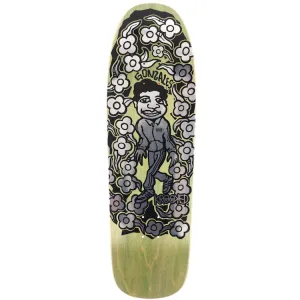 Krooked Skateboards Gonz Sweatpants Foil Custom Shape Skateboard Deck 9.81"