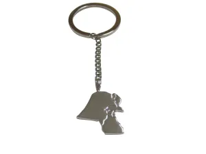 Kuwait Map Shape Pendant Keychain